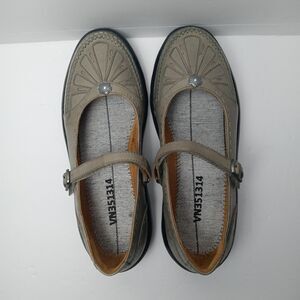 Dr Comfort Paradise Mary Jane Taupe Leather Orthotic Ready No Insoles Shoes 8.5M